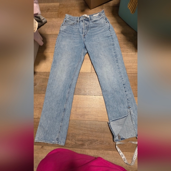 Denim Forum ($148) Joni High Rise Loose Jeans Light Wash - Picture 2 of 10